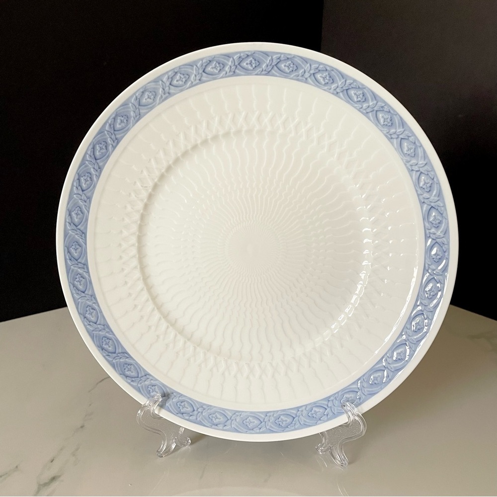 Blue Fan Dinner Plate by Royal Copenhagen